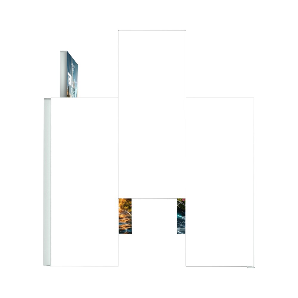 Showbird 120 20 x 10 Configuration F — Single Sided Graphic Package